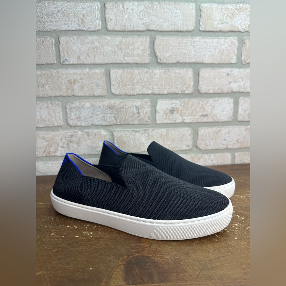 Rothys The Original Slip On Sneaker Navy Blue Women’s Size 8.5 - 0299